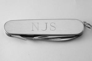 Pocket Knife and Golf Tools Custom Engraved Personalized Stainless Steel Multi Function Golf Tool - Hand Engraved