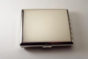 Custom Engraved Cigarette Case Personalized Double Sided 100s Textured Design Case -Hand Engraved