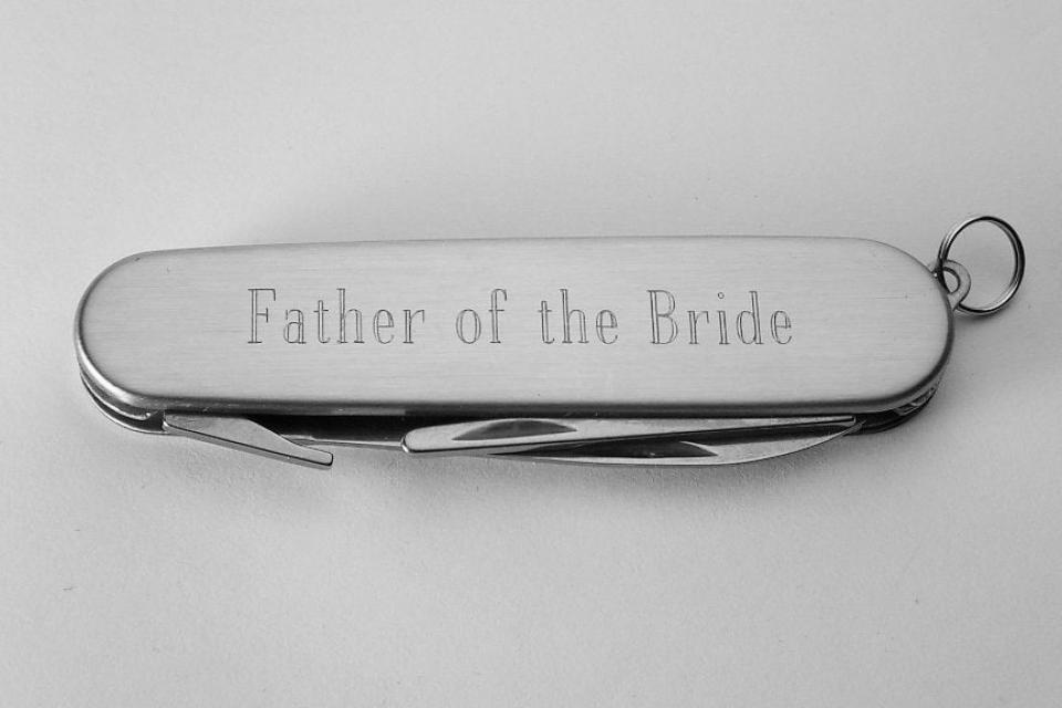 Pocket Knife and Golf Tools Custom Engraved Personalized Stainless Steel Multi Function Golf Tool - Hand Engraved