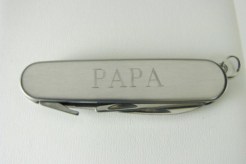 Pocket Knife and Golf Tools Custom Engraved Personalized Stainless Steel Multi Function Golf Tool - Hand Engraved